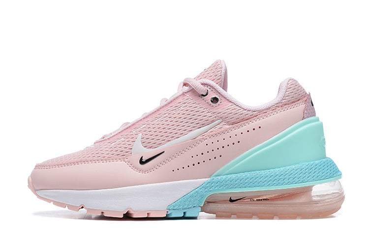 Women's Nike Air Max 270 Pink and Aqua Sneakers - product image from the listing.