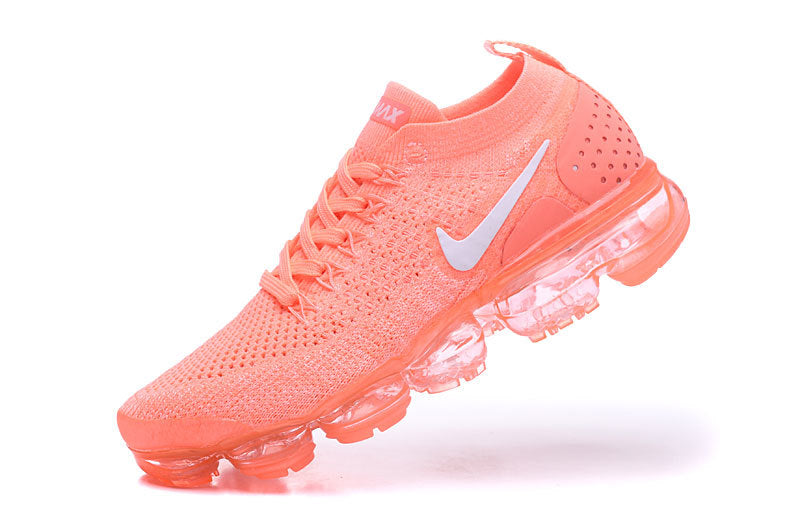 Nike Air VaporMax Flyknit 2 Sneakers in Orange 942843-800 - product image from the listing.
