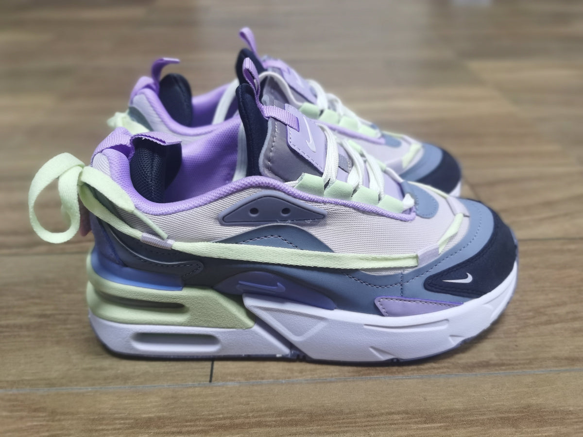 Nike Chunky Sneakers in Purple, in Gray and Pale Yellow - product image from the listing.