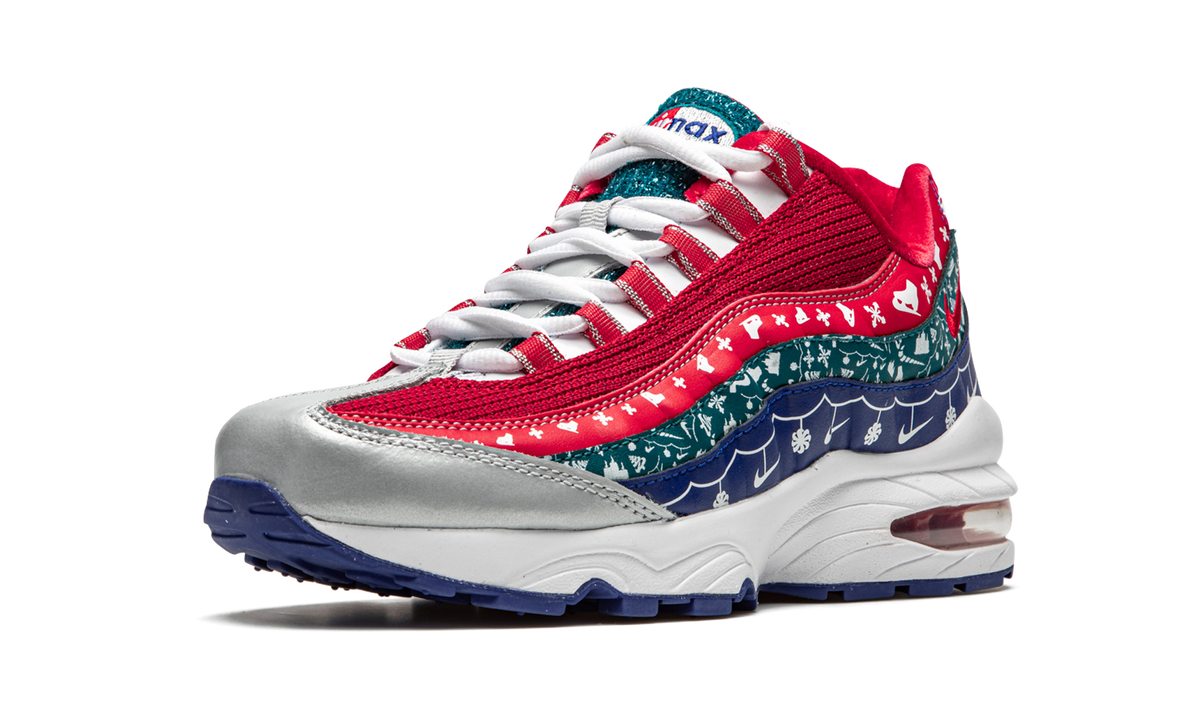 "Christmas Sweater" Air Max 95 GS CT1593 100 - product image from the listing.