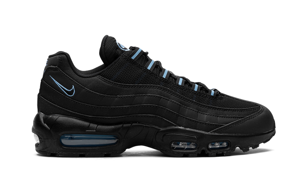 "Black/University Blue" Air Max 95 FJ4217 002 - product image from the listing.