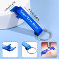 50pcs white boxes containing personalized custom keychain