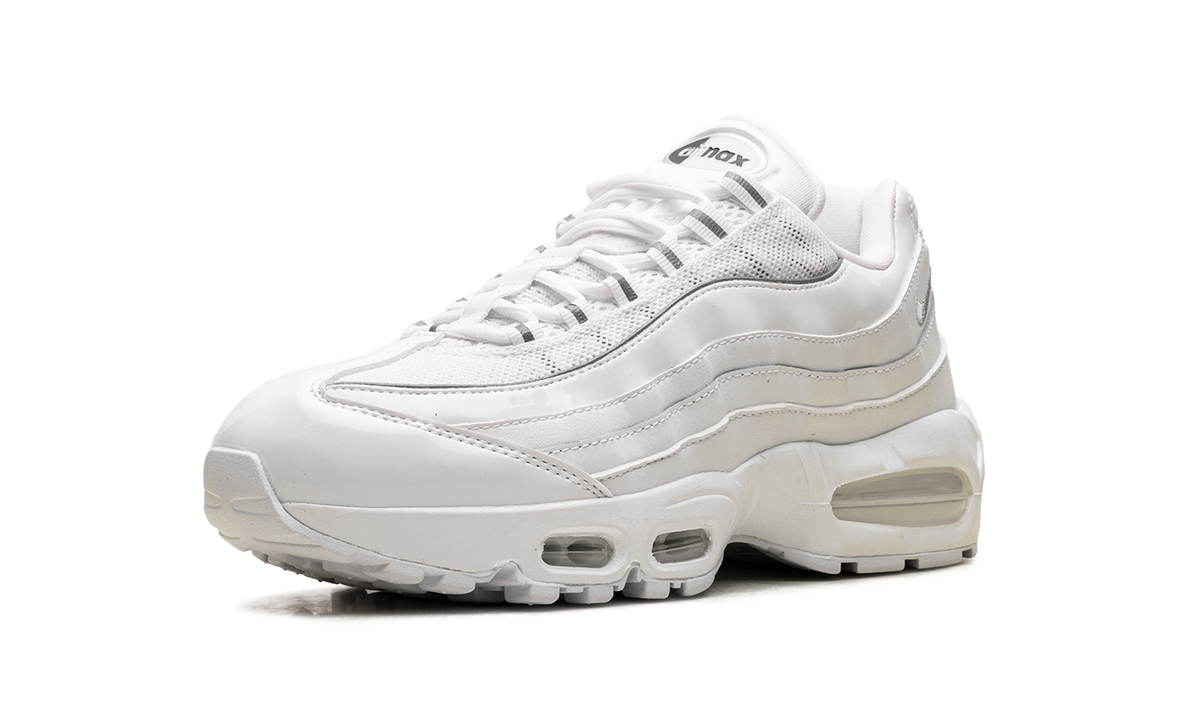 Women's Nike Air Max 95 "White Patent" IB6397 100 - product image from the listing.