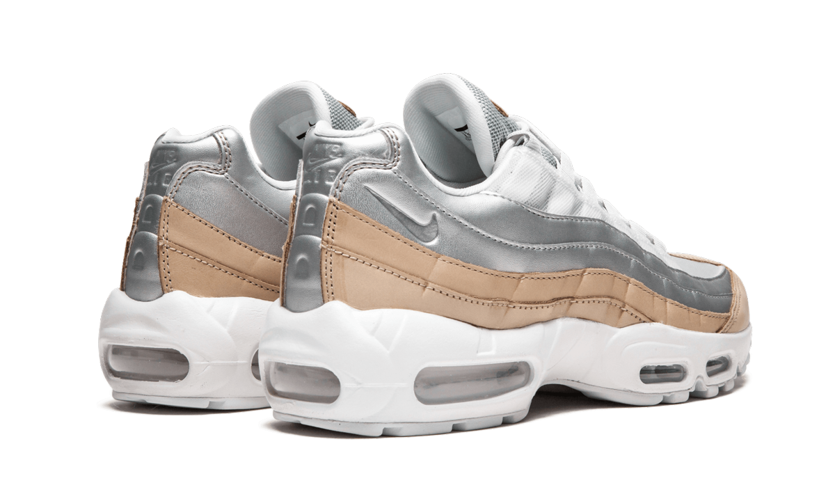 Women's AIR MAX 95 SE PRM MNS "Pure Platinum" AH8697 002 - product image from the listing.