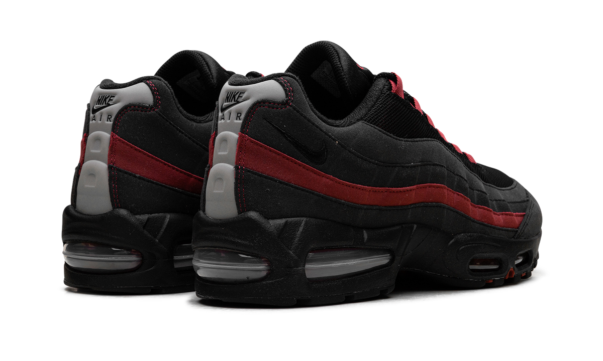 "Black / Team Crimson" Nike Air Max 95 HM4740 008 - product image from the listing.