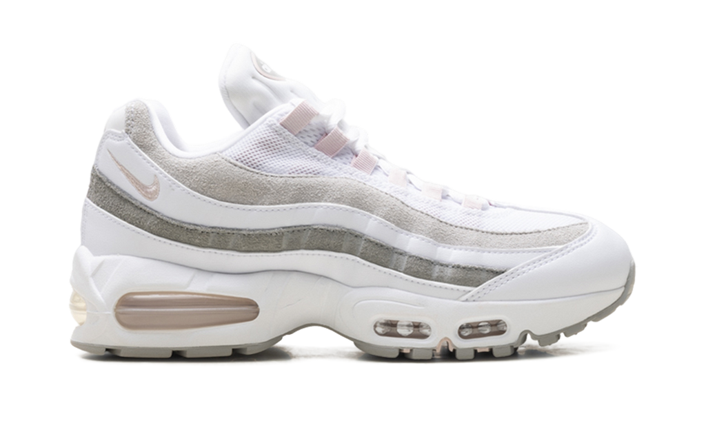 Women's Air Max 95 OG "Big Bubble White Pearl Grey" IB6396 102 - product image from the listing.