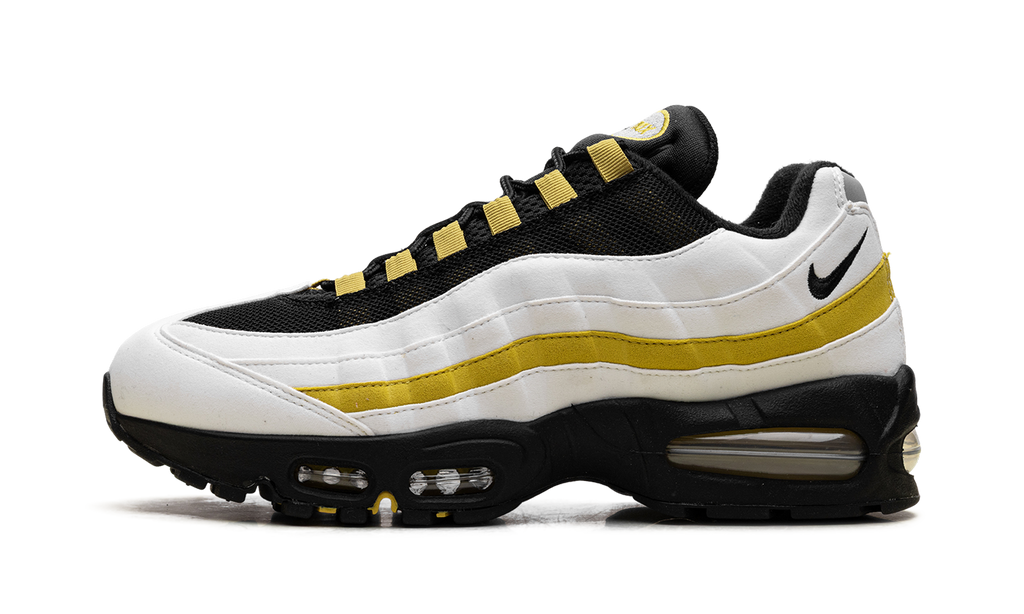 "White Saffron Quartz Black" Air Max 95 OG HM4740 102 - product image from the listing.