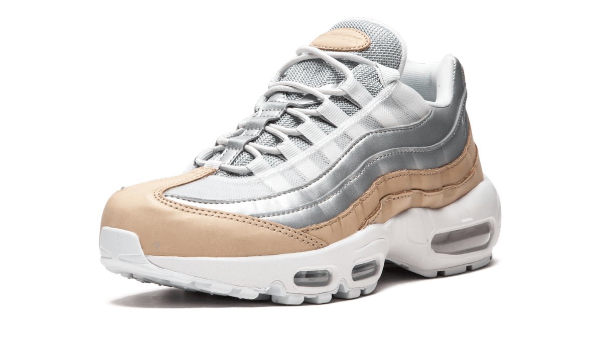 Women's AIR MAX 95 SE PRM MNS "Pure Platinum" AH8697 002 - product image from the listing.