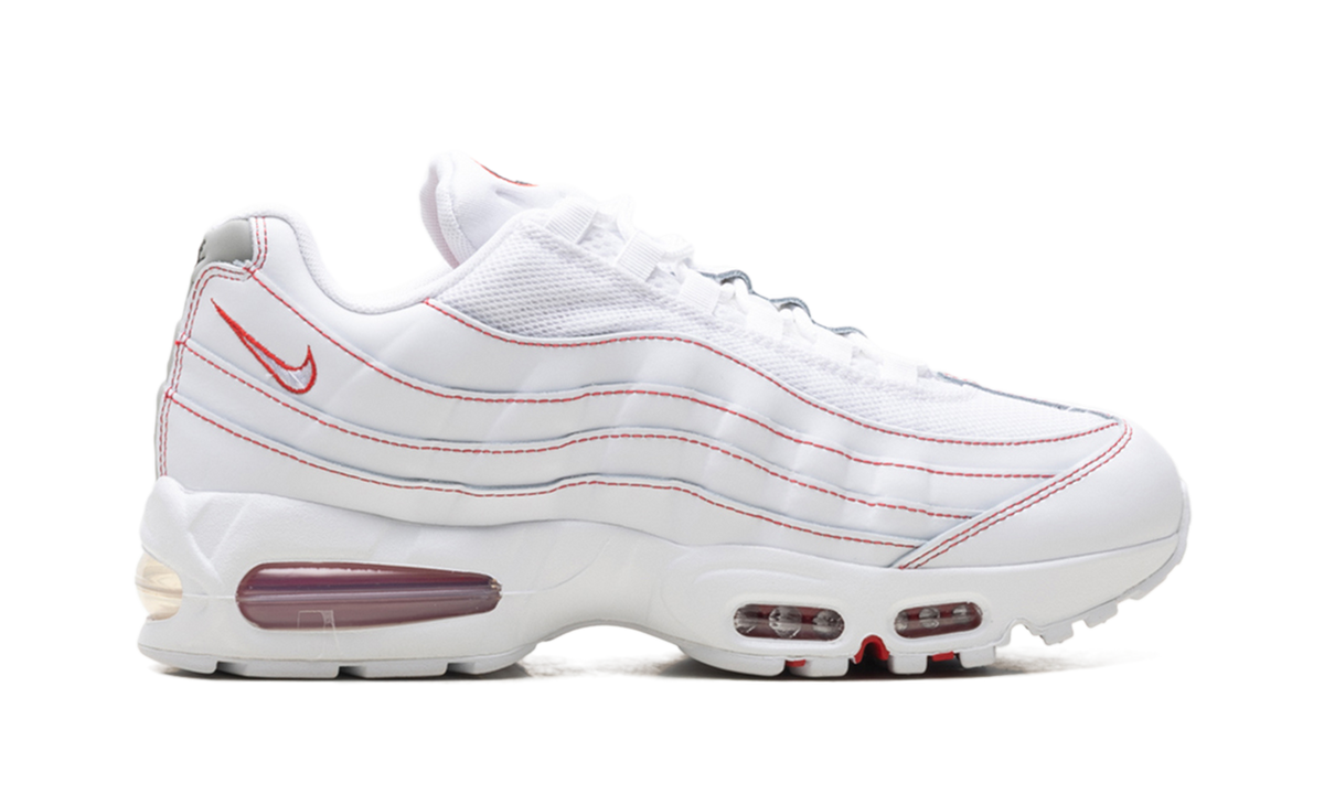 "Big Bubble White University Red" Air Max 95 OG IB7936 100 - product image from the listing.