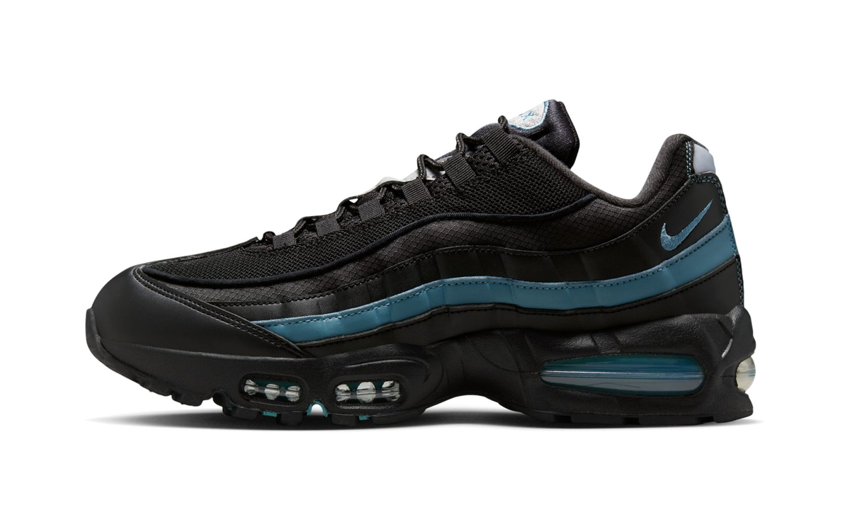 "Black / Smoky Blue" Air Max 95 OG Big Bubble IB1667 004 - product image from the listing.