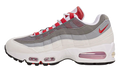 Women's Air Max 95 OG "Big Bubble White Light Crimson" HJ5996 101 - product image from the listing.